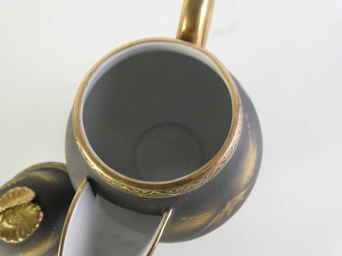 Vintage Japans handgeschilderd theeservies met gouden details - foto 27