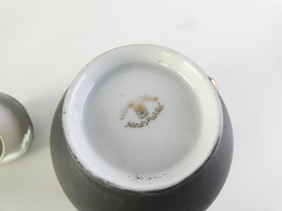 Vintage Japans handgeschilderd theeservies met gouden details - foto 28
