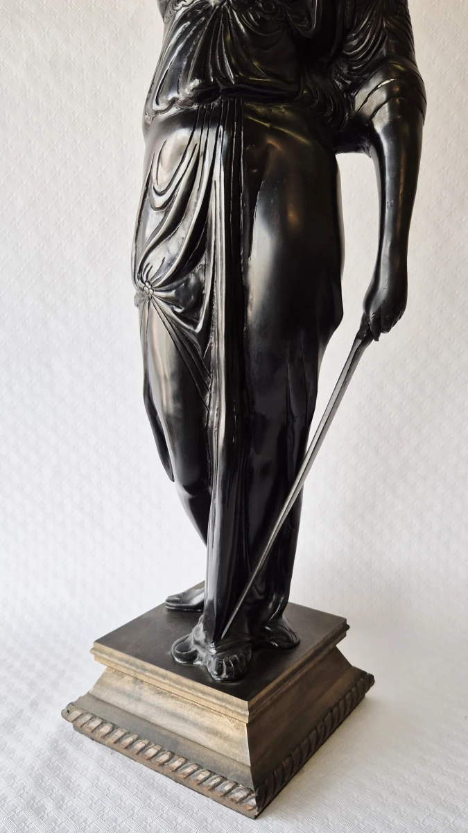 Bronzen beeld van Vrouw Justitia - foto 5