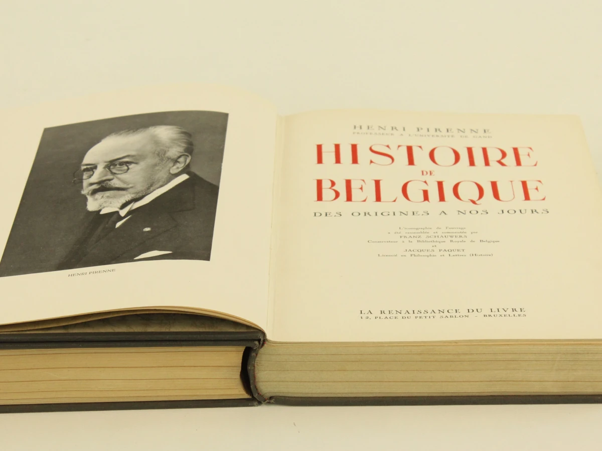 Histoire de Belgique - Set van 4 historische boeken Henri Pirenne - foto 5