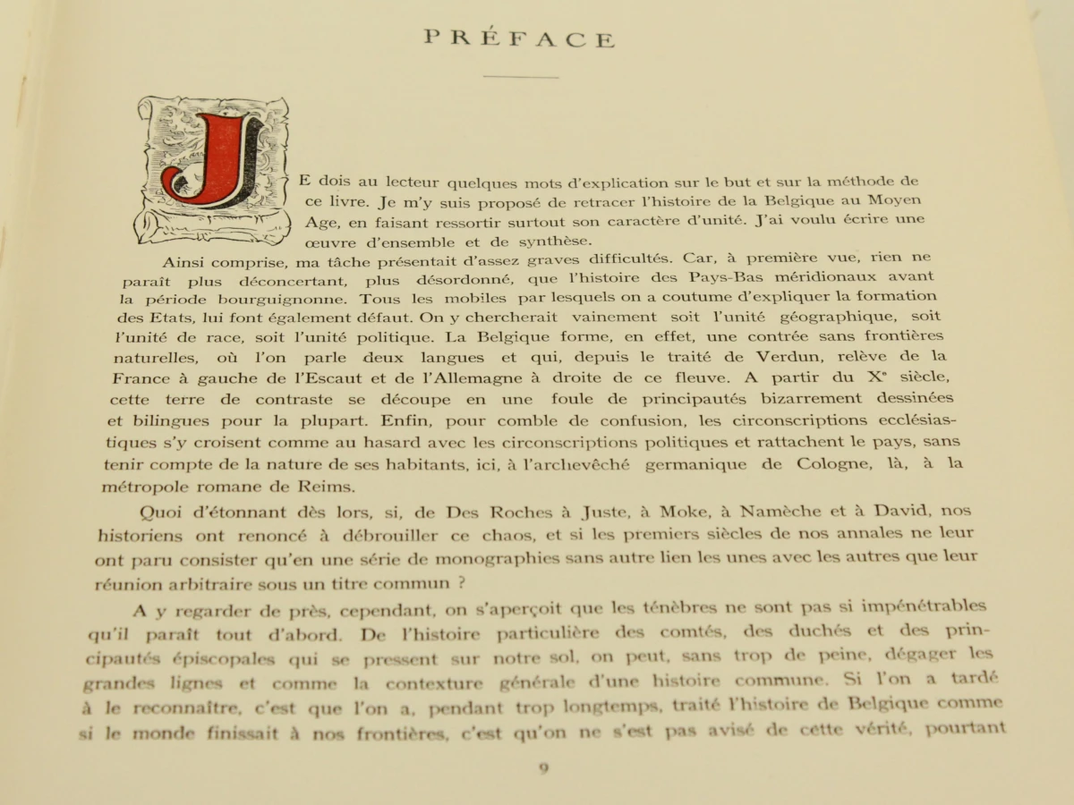 Histoire de Belgique - Set van 4 historische boeken Henri Pirenne - foto 6