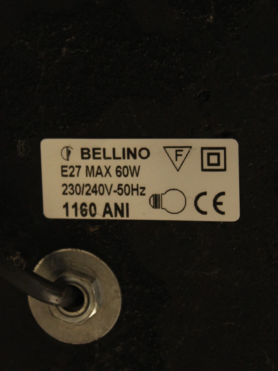 Bellino - verstelbare design vloerlamp - hout & geborsteld metaal - Belgisch - foto 2