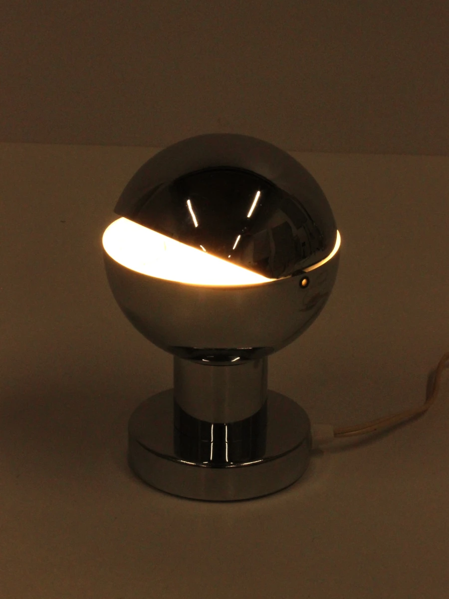 Vintage “Eclipse” tafellamp in chroom - foto 10