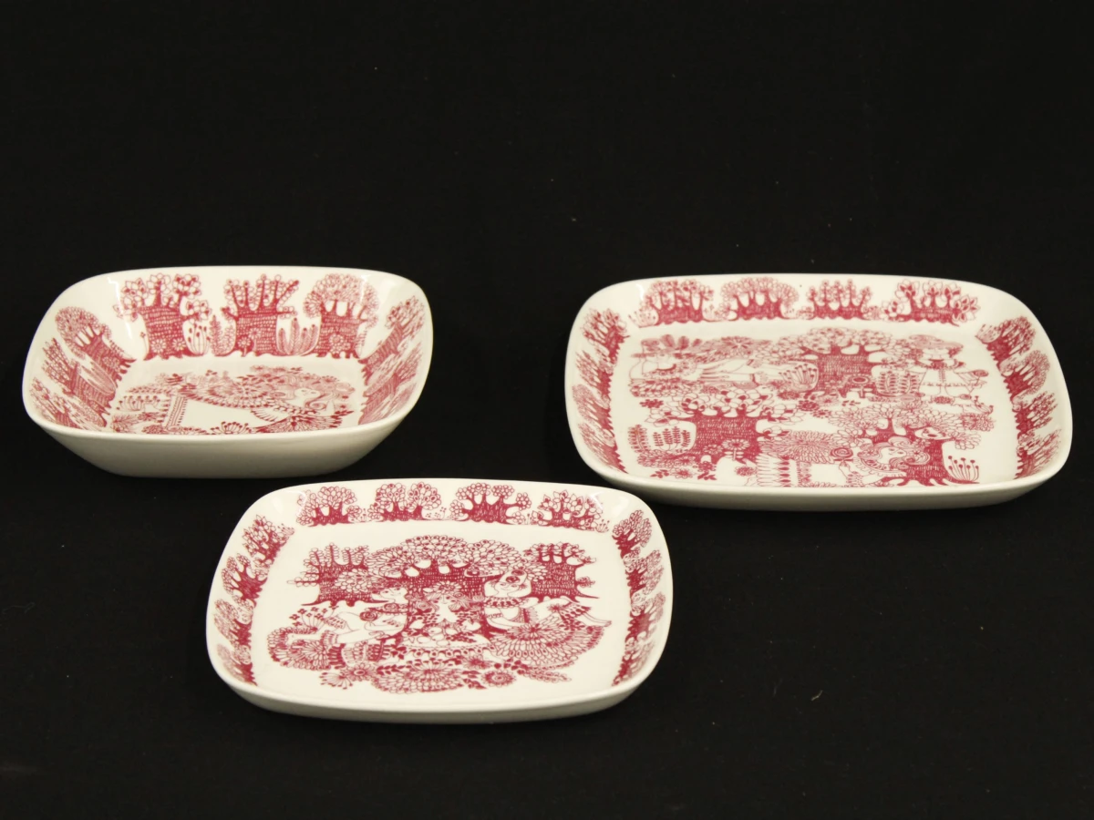 Figgjo Flint "Arden" Turi Gramstad Oliver (Turi design) mini Noorse serviesset – kavel bij De Kringwinkel, Antwerpen