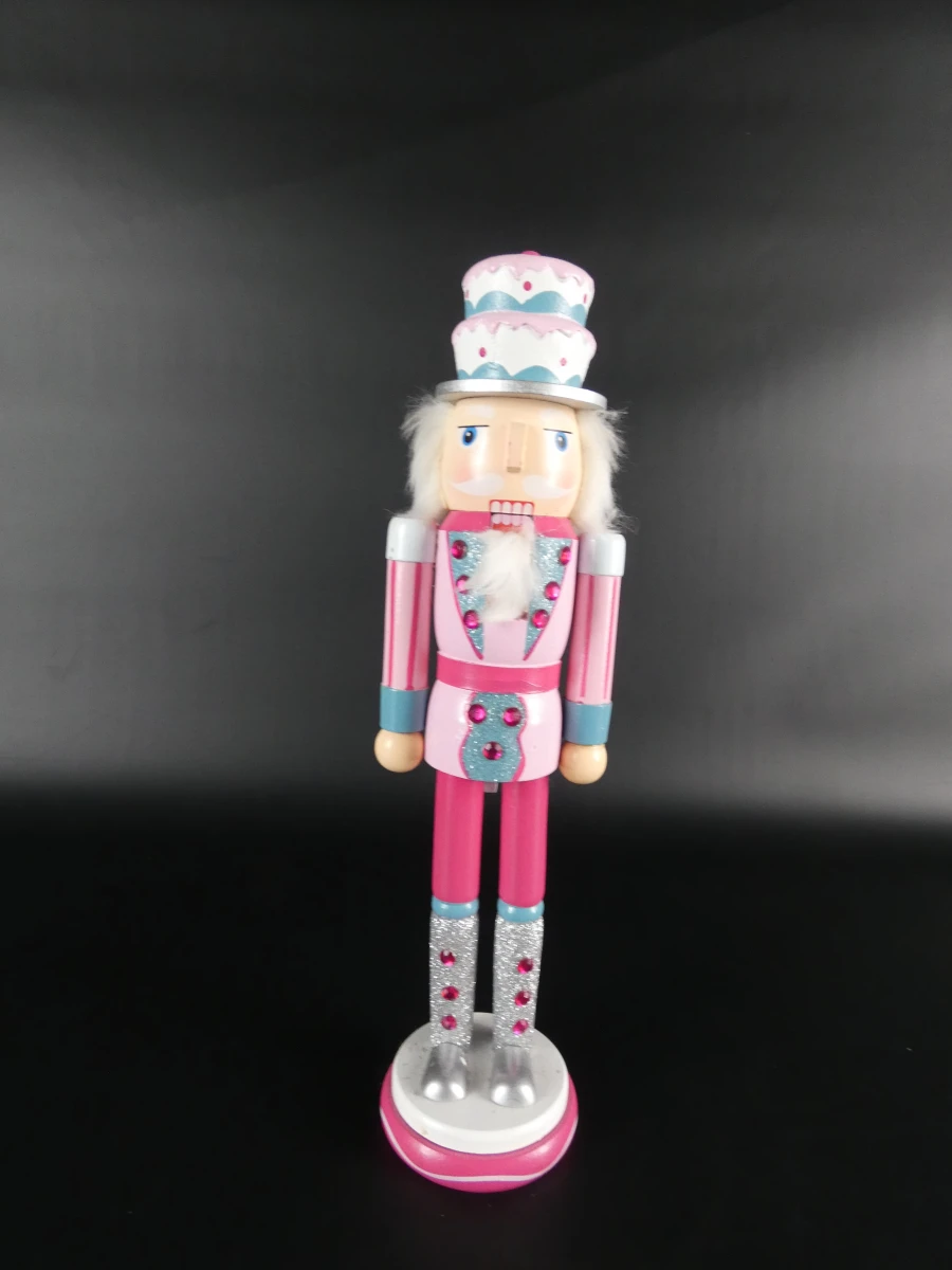 Set van drie decoratieve houten kerst-notenkrakers - foto 13