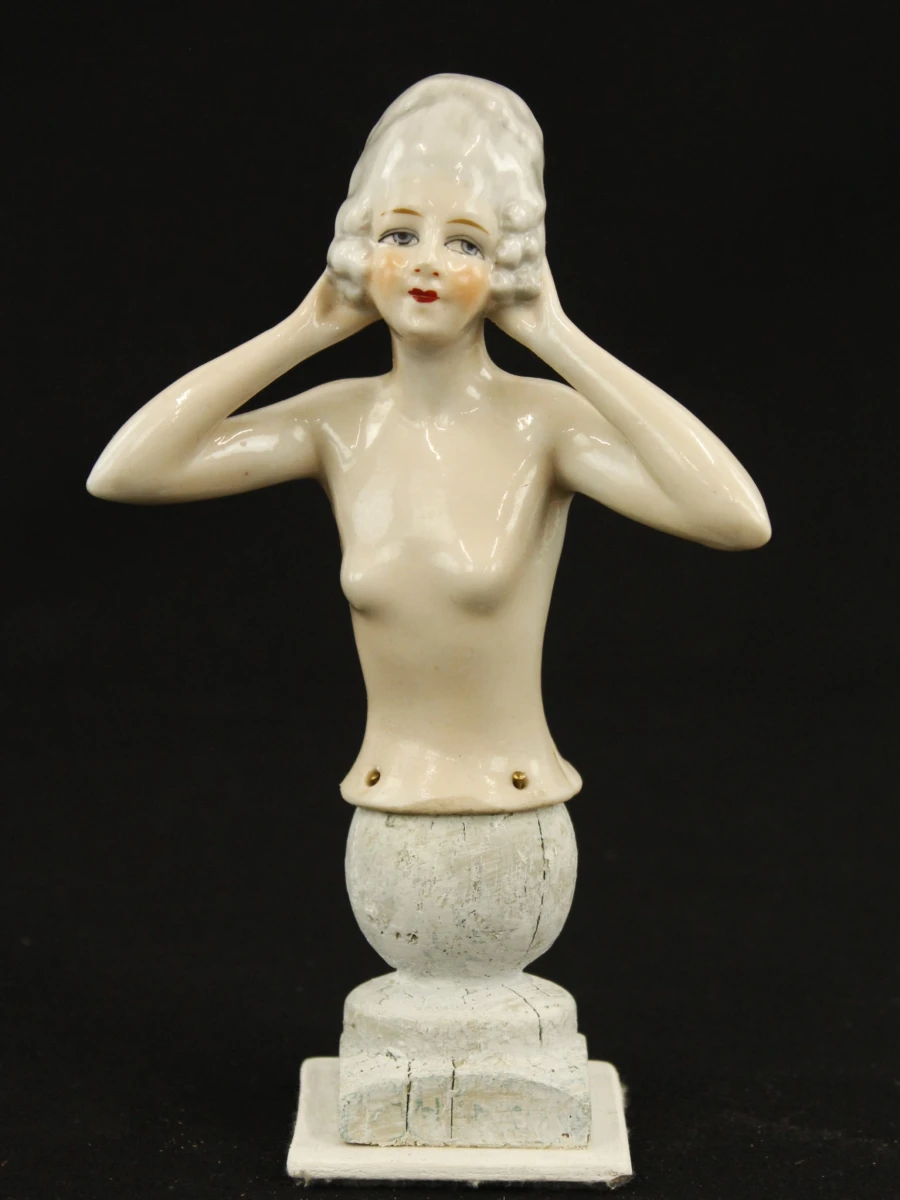Lot van 4 Antieke Porseleinen 'Half-Dolls' – Art Deco, ca. 1920/1930 - foto 8