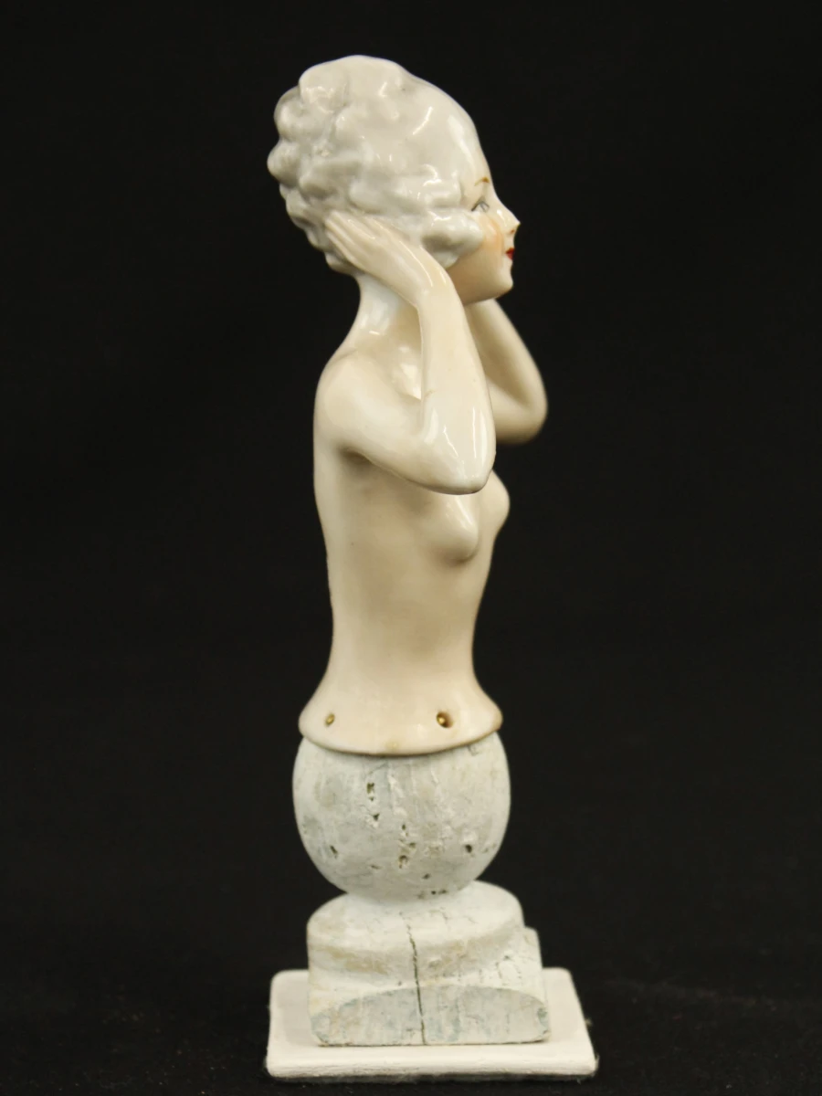 Lot van 4 Antieke Porseleinen 'Half-Dolls' – Art Deco, ca. 1920/1930 - foto 9