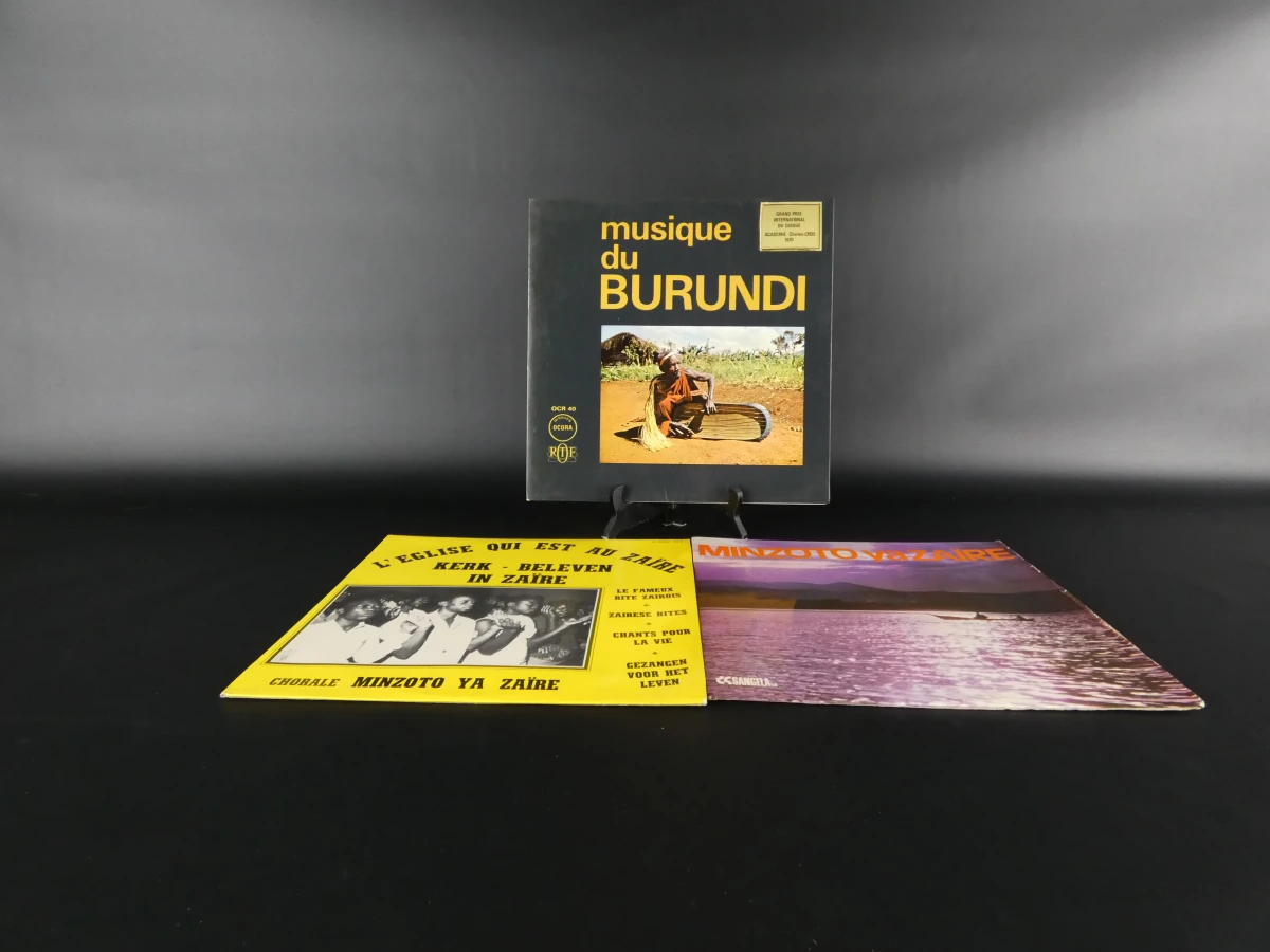 Set van 3 vinylplaten met Afrikaanse muziek - foto 2