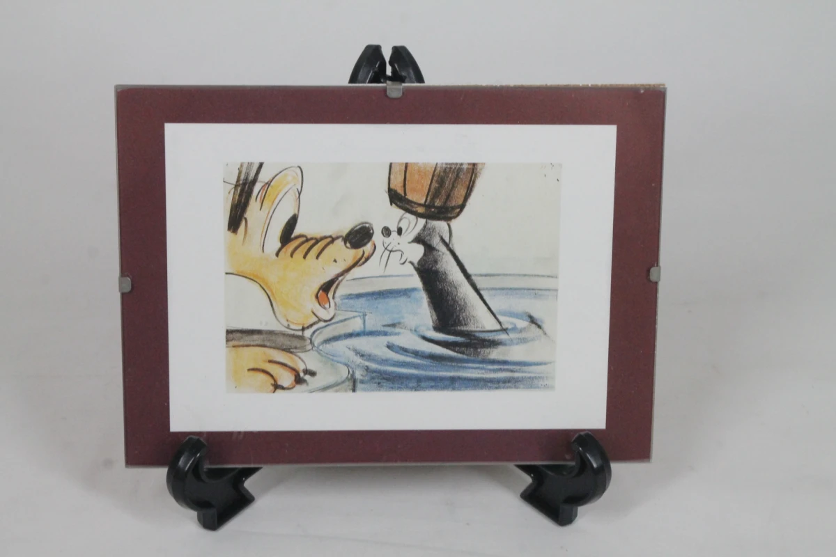 3 Ingelijste Disney-kunstprints van Pluto - foto 4