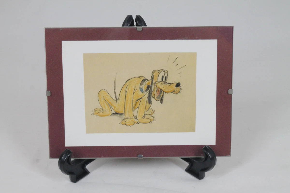3 Ingelijste Disney-kunstprints van Pluto - foto 2