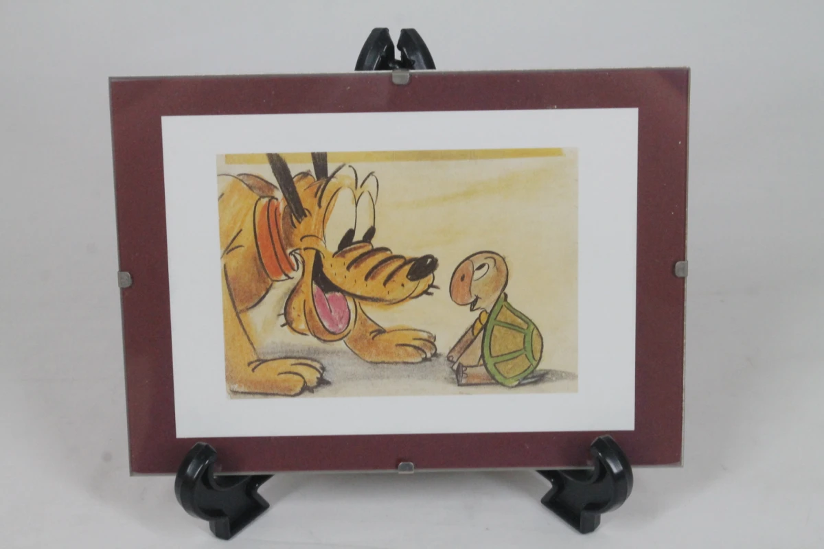 3 Ingelijste Disney-kunstprints van Pluto - foto 3