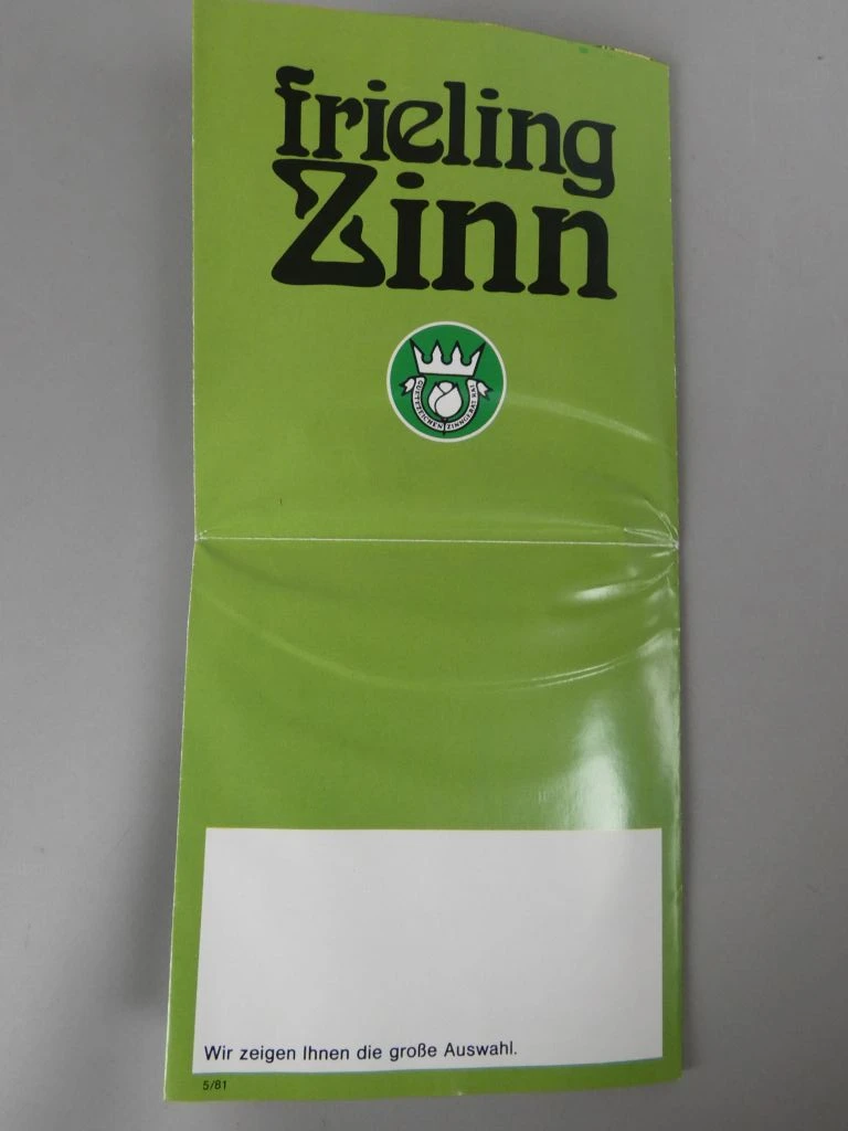 Frieling Zinn - Sleutelvormige Flessentweeling op Eikenhouten Schild - foto 6