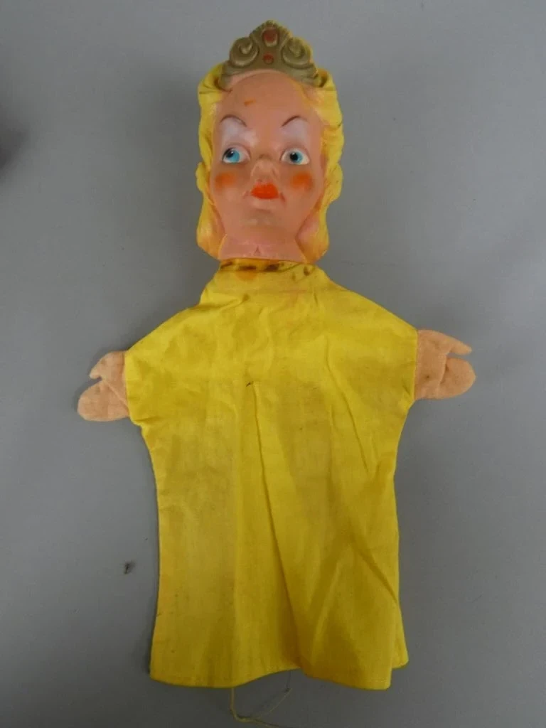 Set van 6 vintage handpoppen met sprookjesfiguren - foto 3