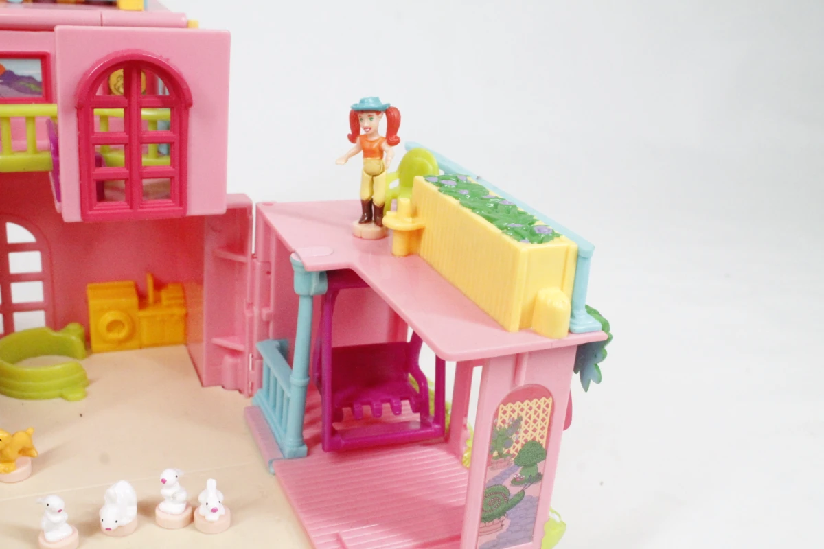Polly Pocket - Petland Hacienda Ranch House met speelfiguurtjes - foto 4