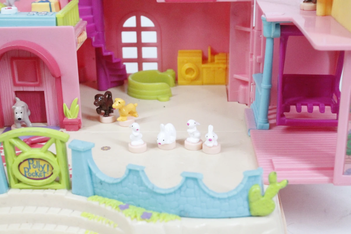 Polly Pocket - Petland Hacienda Ranch House met speelfiguurtjes - foto 6