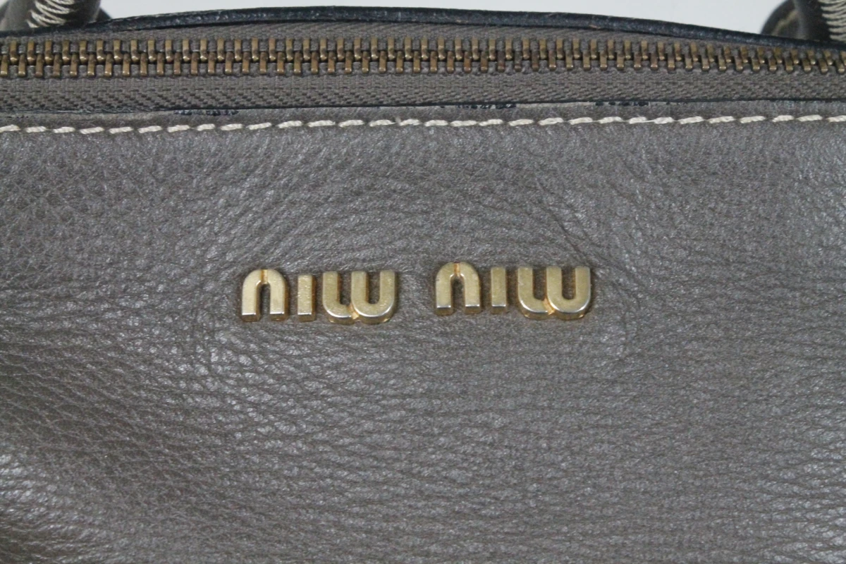 Authentieke Miu Miu Vitello Lux Bow Bag - foto 6