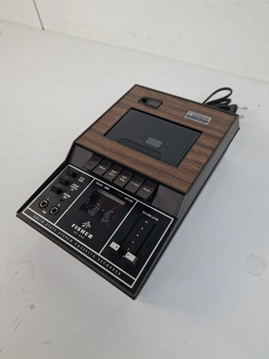 Vintage The Fisher RC-80B Stereo Cassette Recorder – Pure 70's Hifi Nostalgie! - foto 3