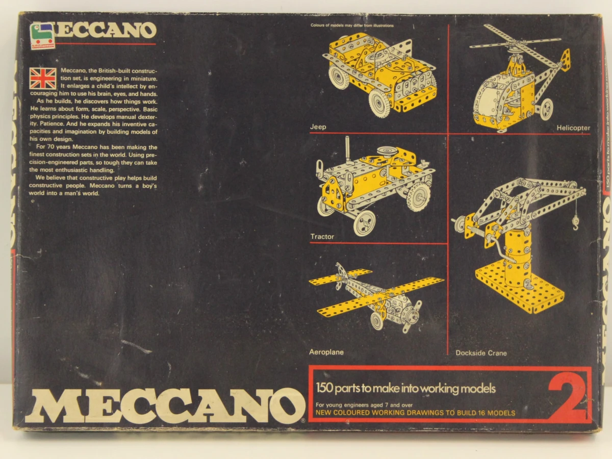 Partij vintage Meccano & Märklin metalen bouwsets met onderdelen en documentatie - foto 11