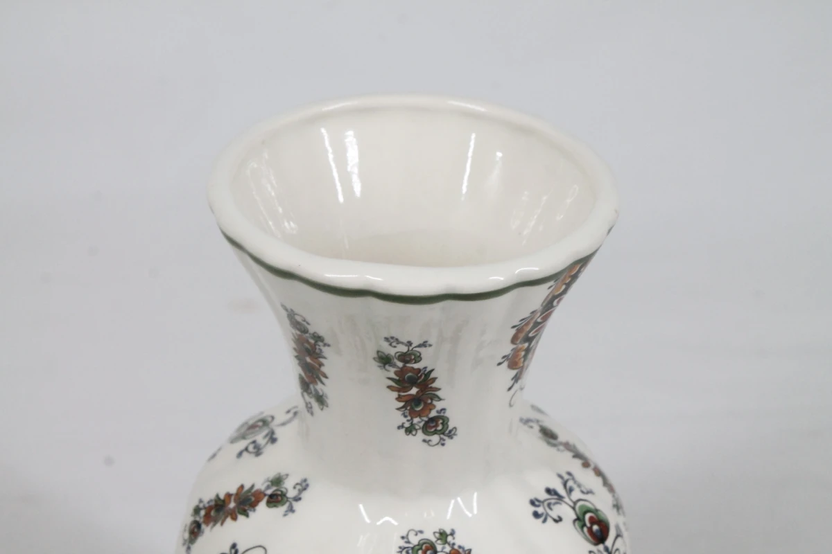 Vintage polychrome keramische vaas - foto 5