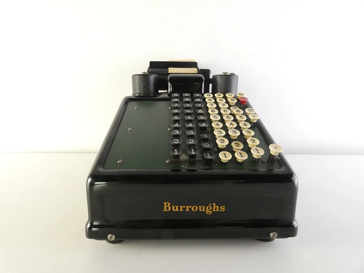 Vintage mechanische rekenmachine/telmachine van Burroughs - foto 2