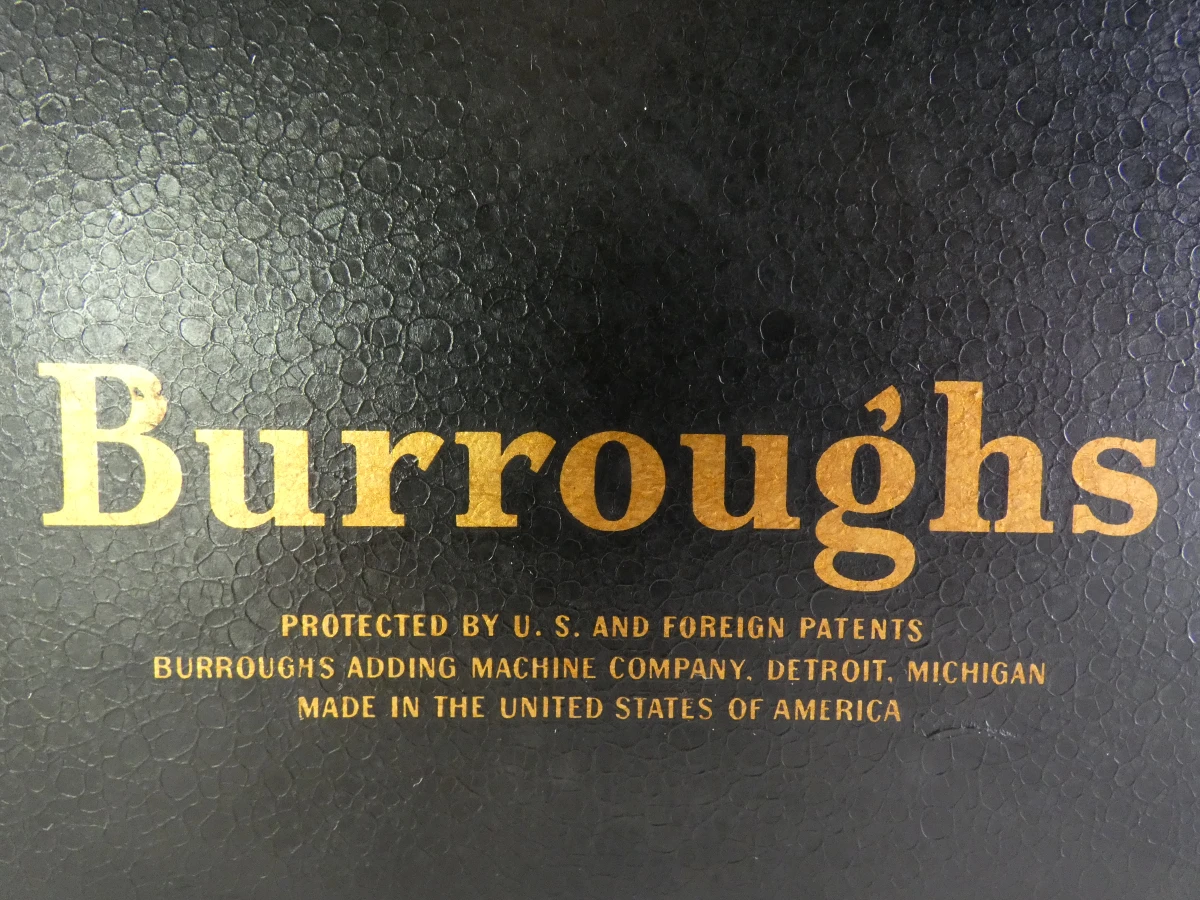 Vintage mechanische rekenmachine/telmachine van Burroughs - foto 6