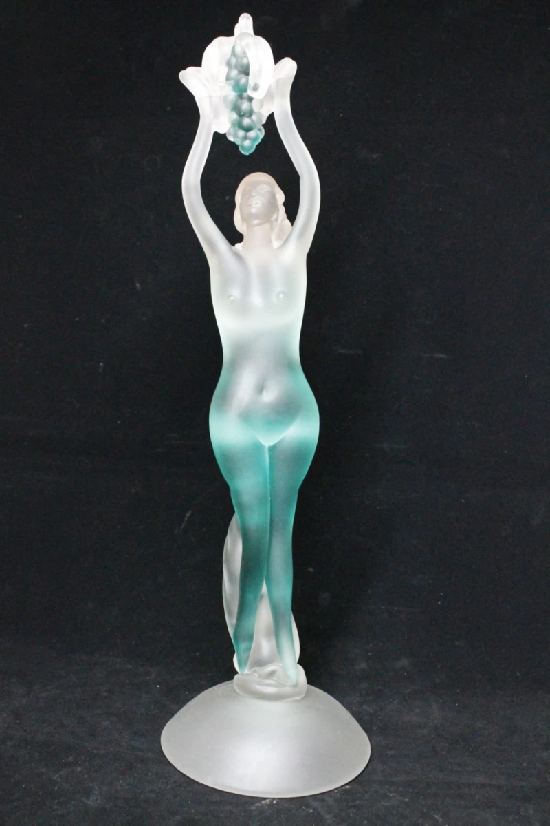 Turquoise Sculptuur van Murano-glas - foto 2