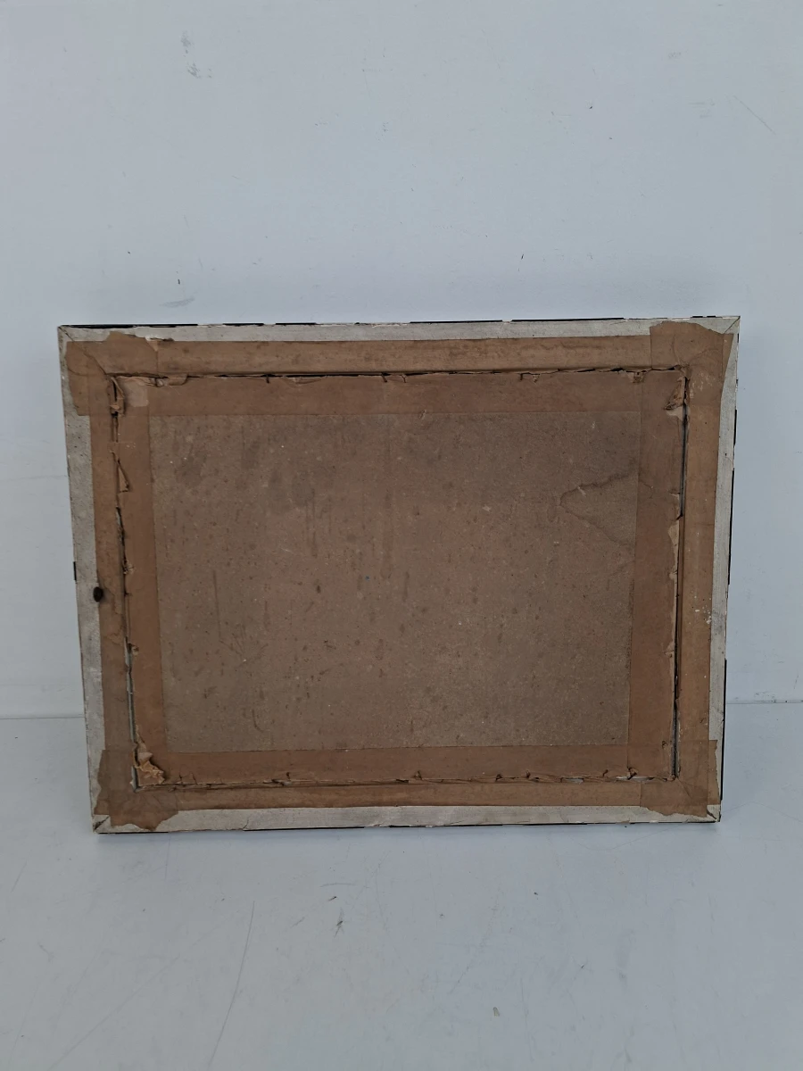 Karakteristiek Werk in de Stijl van Roger Raveel (1952-1979) – Inclusief Goudlijst - foto 2