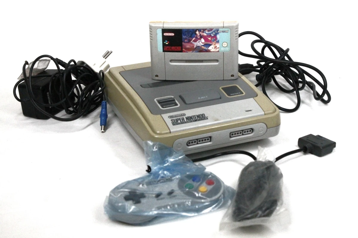 Super Nintendo Entertainment System + Game – kavel bij De Kringwinkel, Brecht