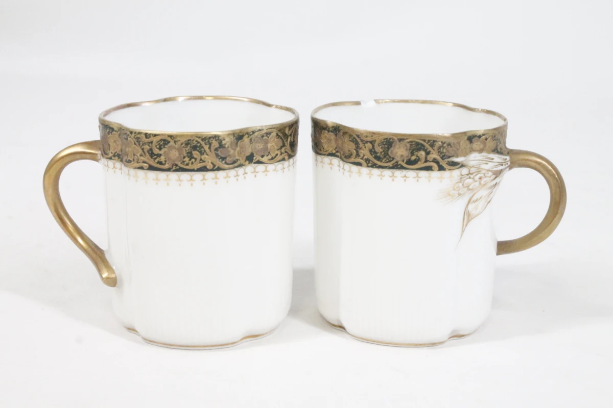 Antiek Frans porseleinen koffieservies - foto 4