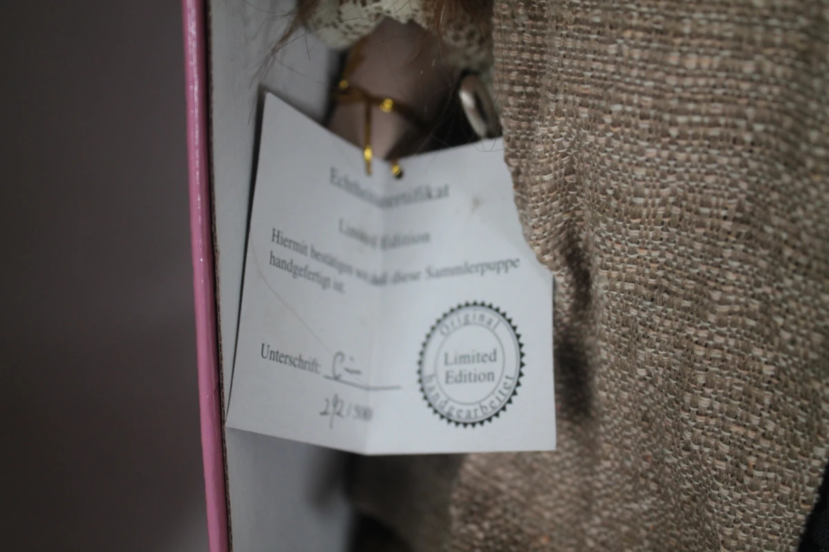 Handgemaakte porseleinen verzamelaarspop - Adélie Creation Paris - foto 4