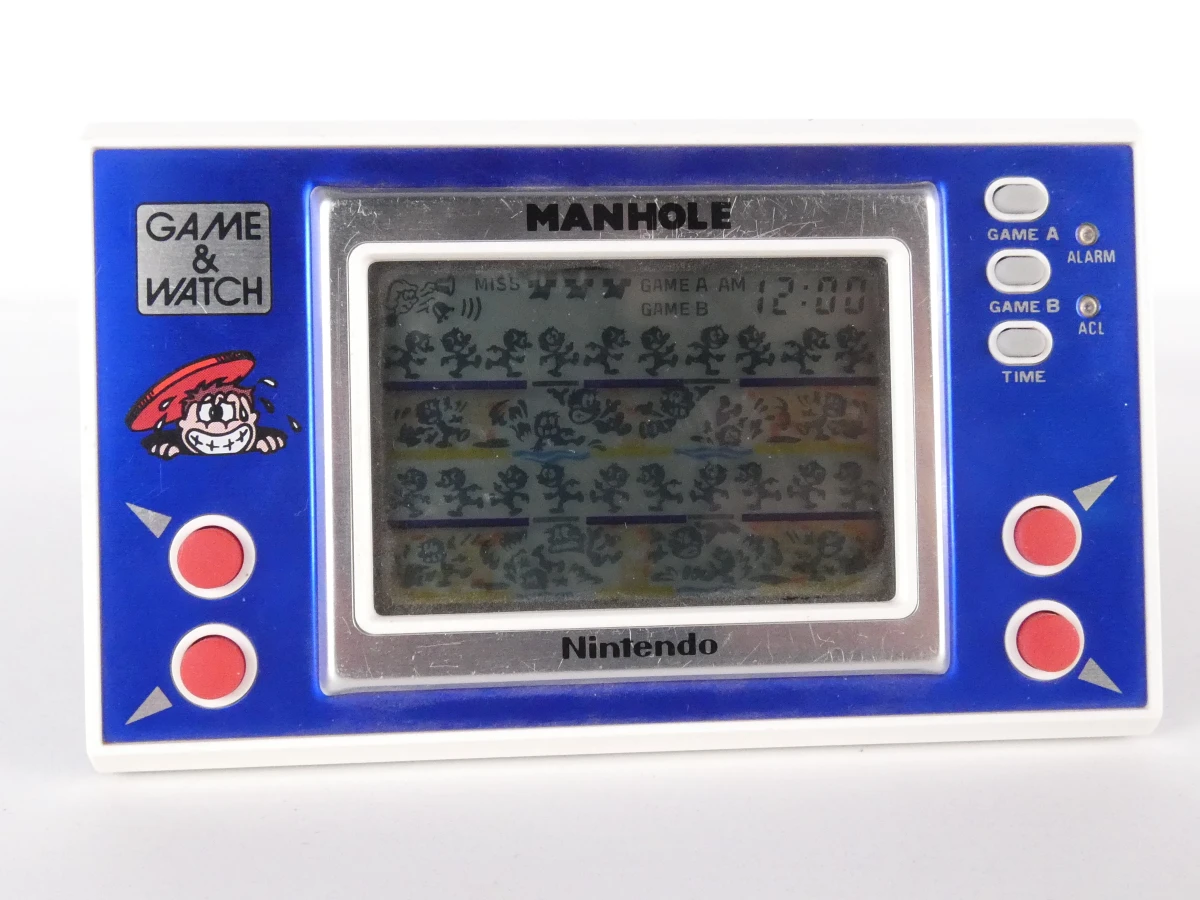 Nintendo Game & Watch Manhole handheld spel – kavel bij De Kringwinkel, Heverlee