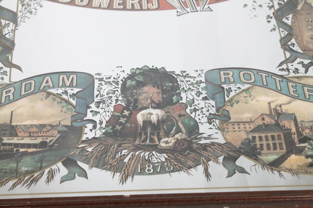 Vintage Heineken's bierbrouwerij reclamespiegel - foto 8