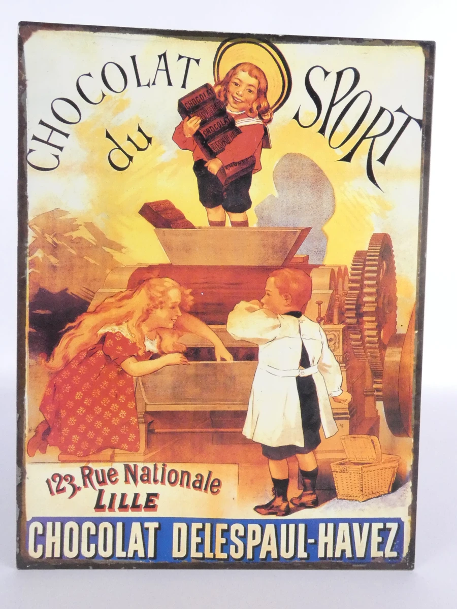 Set van 4 decoratieve metalen reclameborden - foto 12