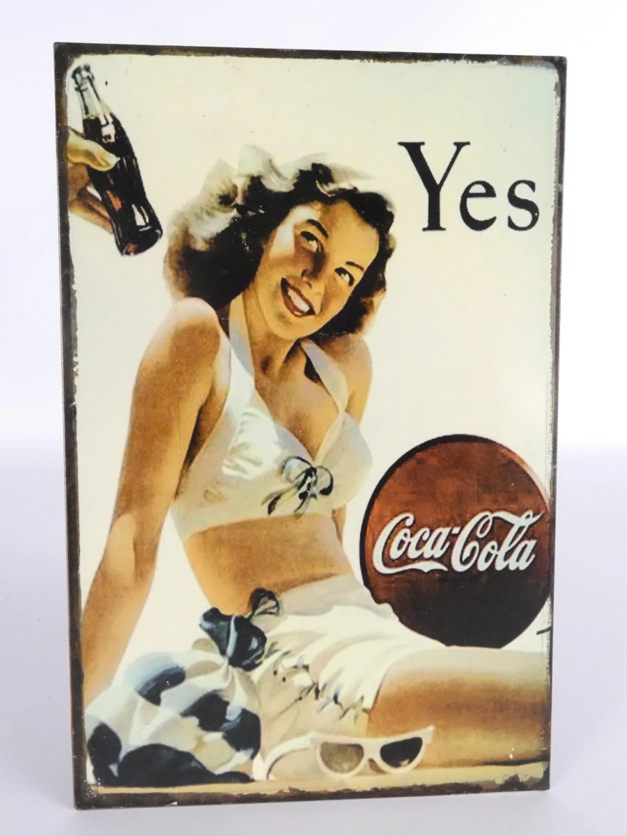 Set van 4 decoratieve metalen reclameborden - foto 20