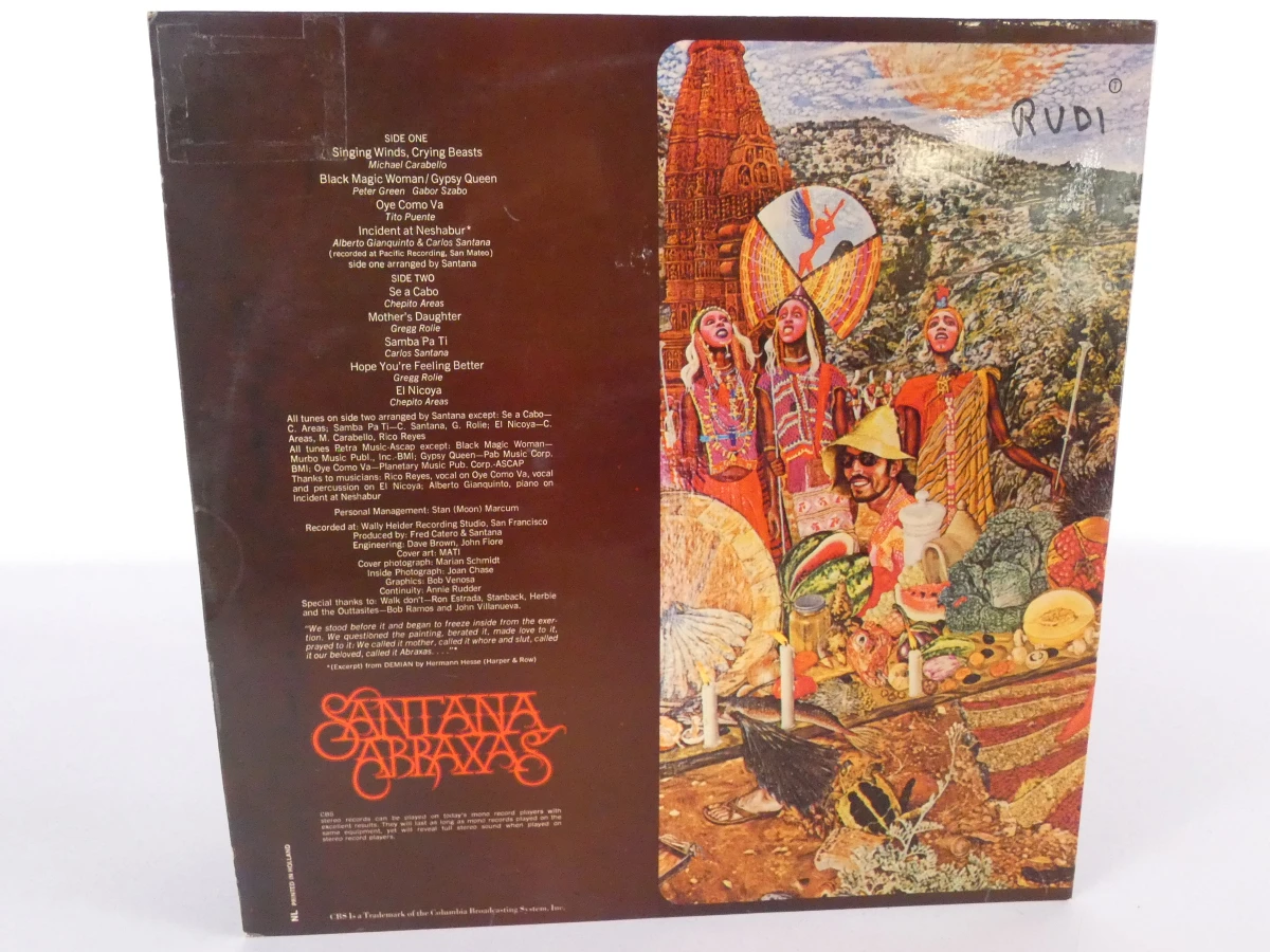 Abraxas vinyl en Santana Shorter live DVD - foto 8