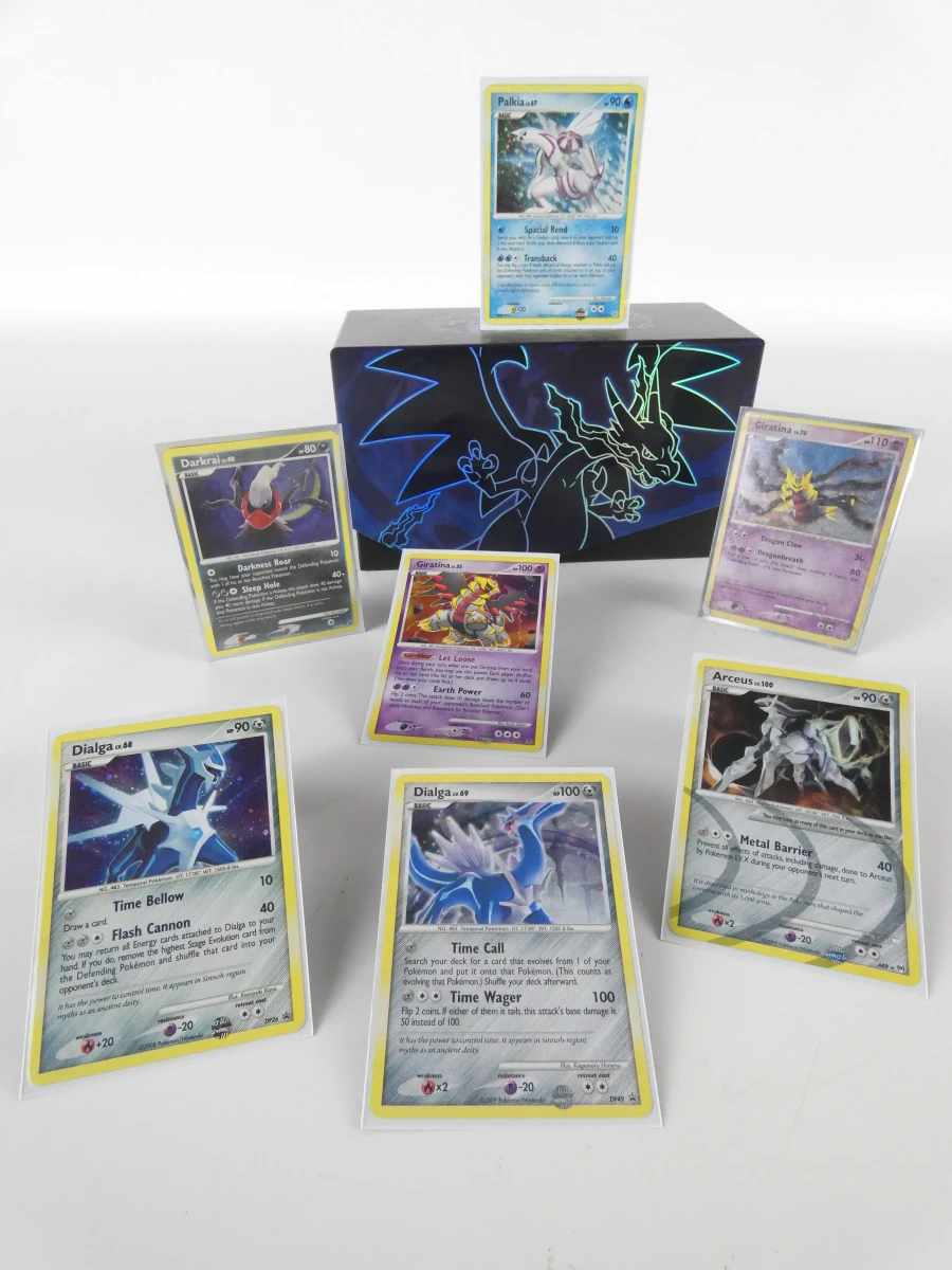 Pokémon Holo kaarten met bewaardoos Mega Evolution Phantasmal Flames – kavel bij De Kringwinkel, Heverlee