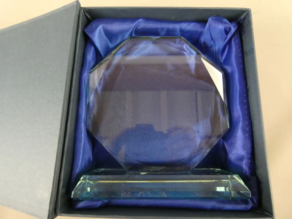 Kristallen prijs/trofee in geschenkdoos - foto 3