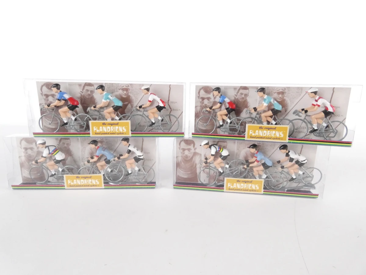 Set van Flandriens wielrenners miniaturen in doos - foto 2