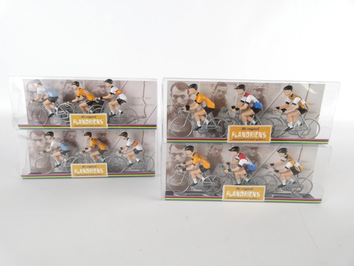 Set van Flandriens wielrenners miniaturen in doos - foto 4