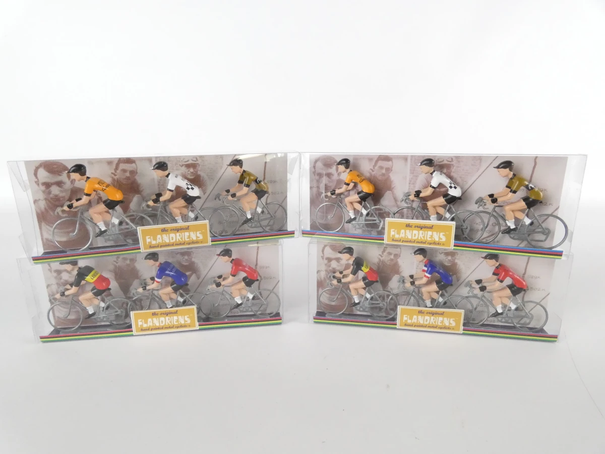 Set van Flandriens wielrenners miniaturen in doos - foto 5