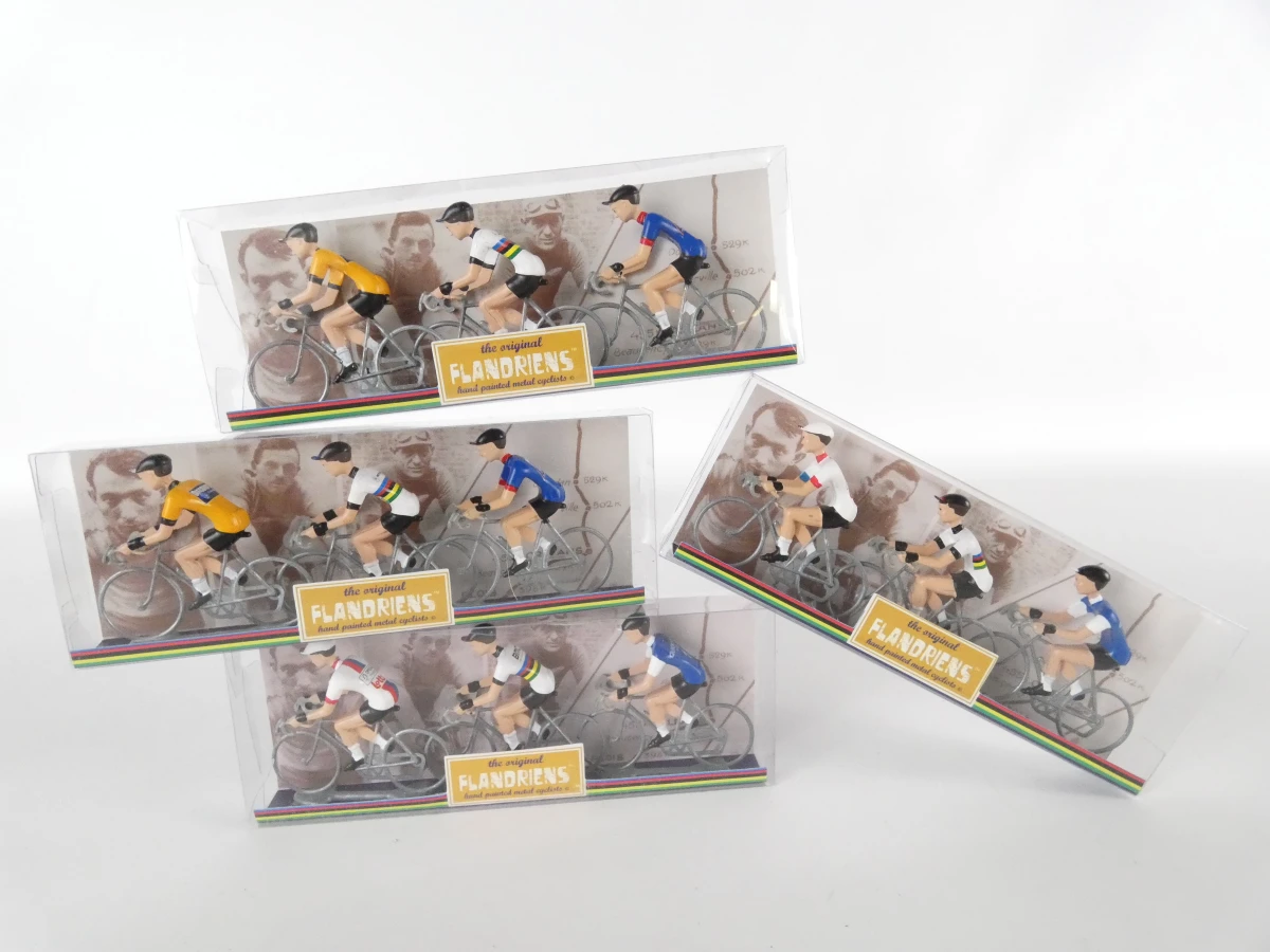 Set van Flandriens wielrenners miniaturen in doos - foto 6