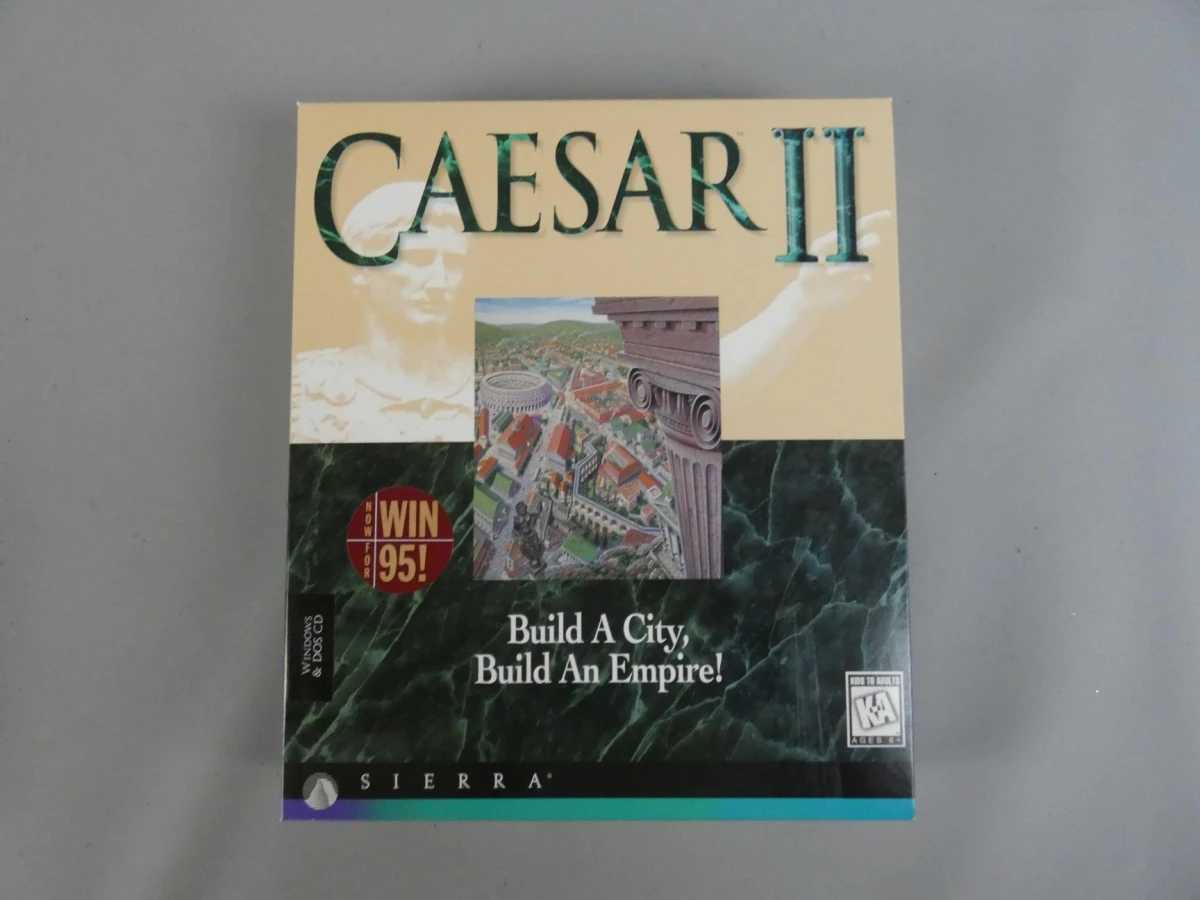Caesar II PC-game – kavel bij De Kringwinkel, Diest