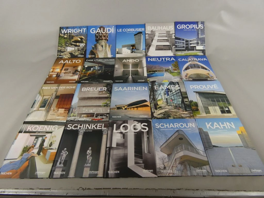 Set van 20 boeken over architectuur en design – foto 4 – kavel bij De Kringwinkel, Diest