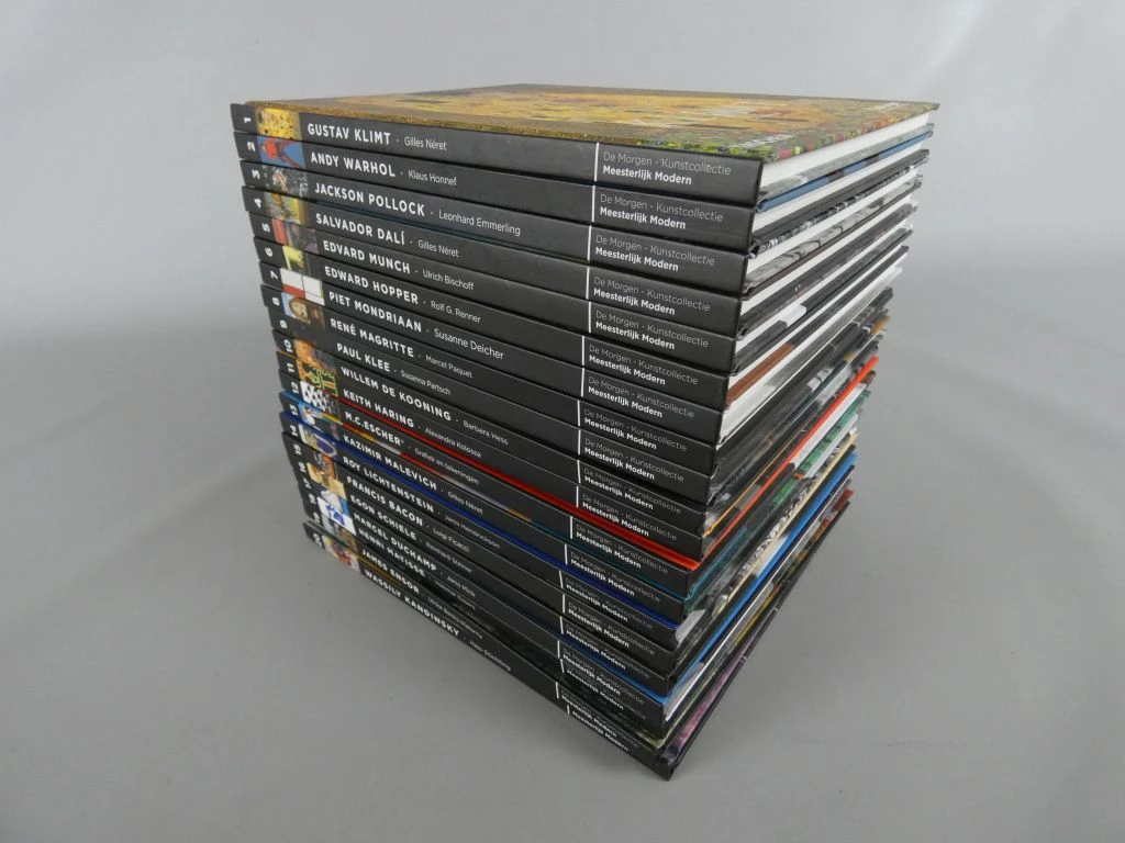 Set kunstboeken Meesterlijk Modern De Morgen – kavel bij De Kringwinkel, Diest