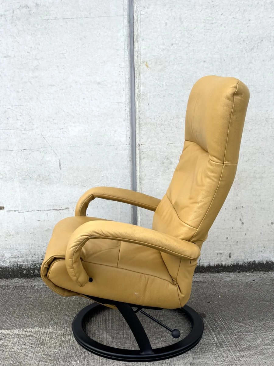 Lafer Kiri relaxfauteuil – leder – vintage design - foto 4