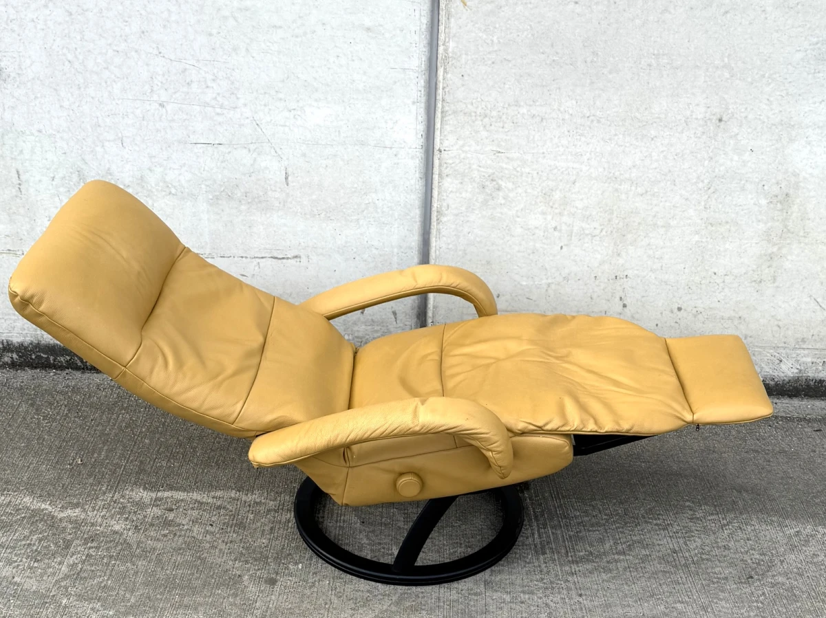 Lafer Kiri relaxfauteuil – leder – vintage design - foto 10
