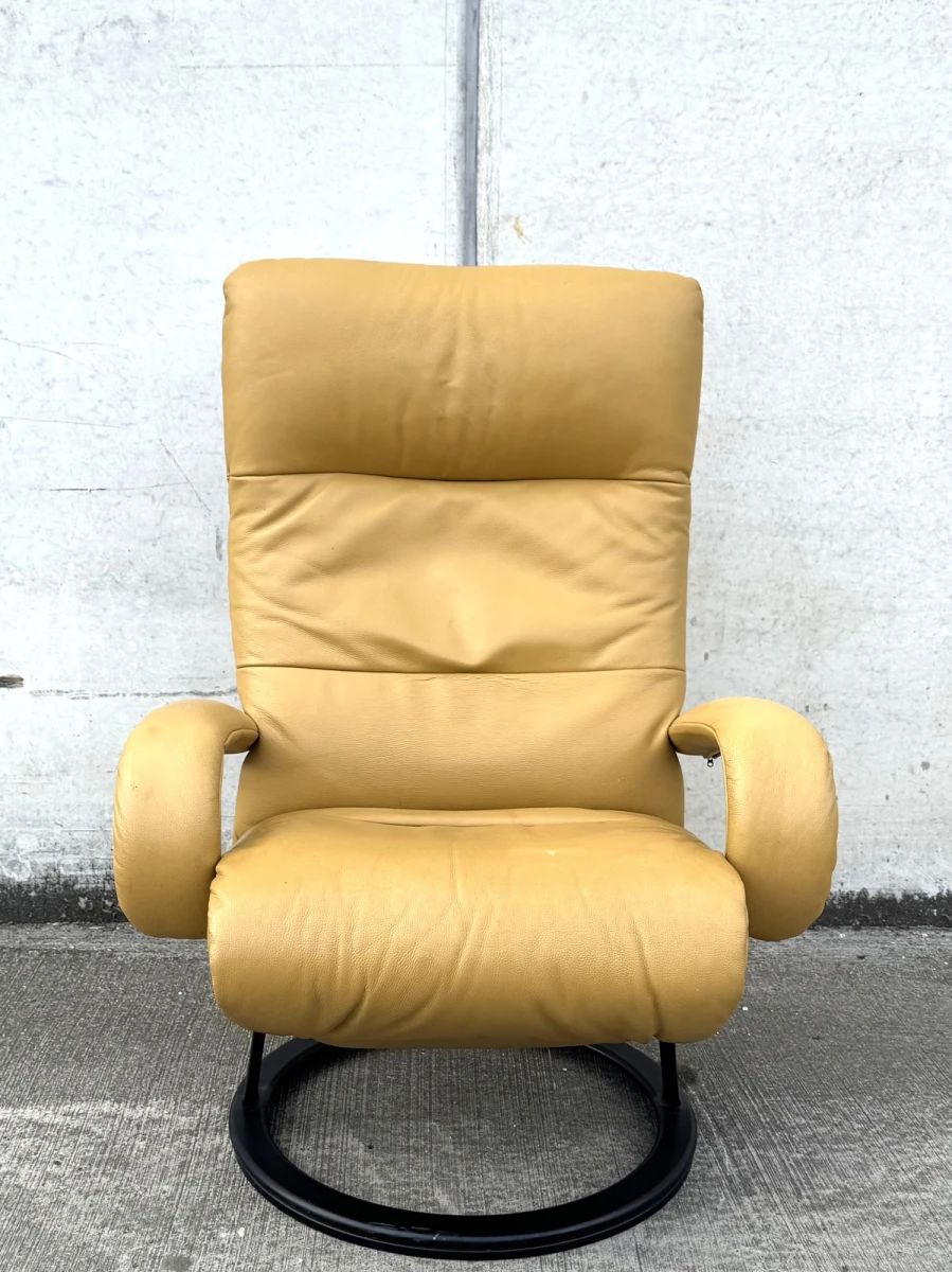 Lafer Kiri relaxfauteuil – leder – vintage design - foto 3