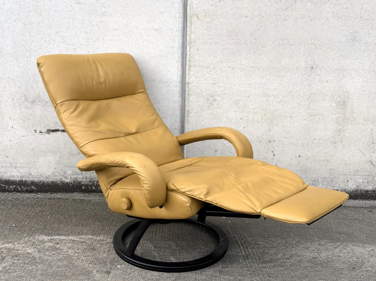 Lafer Kiri relaxfauteuil – leder – vintage design - foto 2