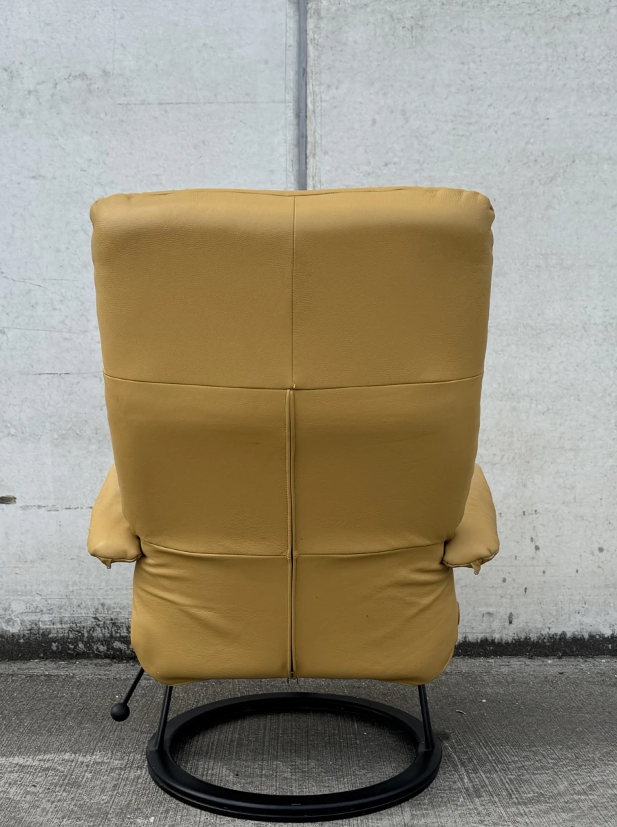 Lafer Kiri relaxfauteuil – leder – vintage design - foto 5
