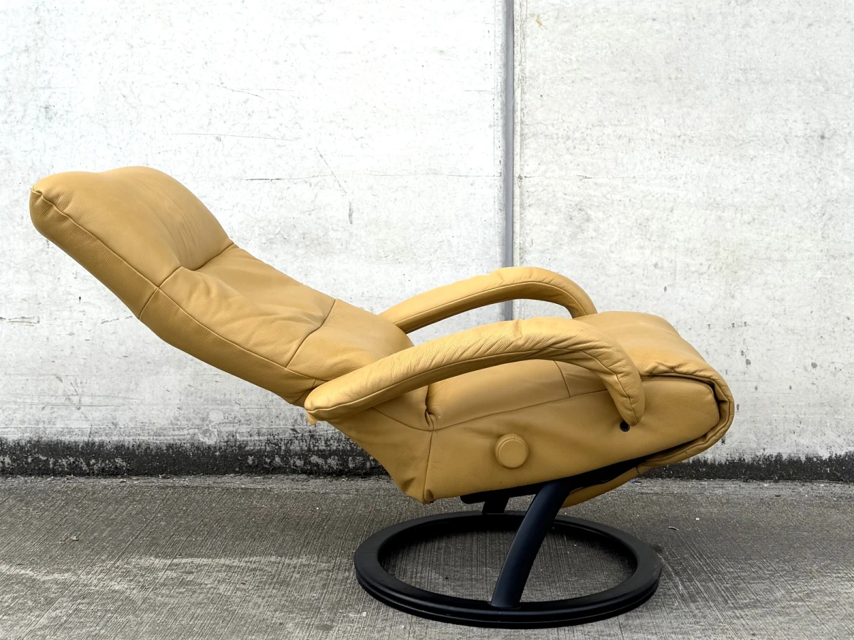 Lafer Kiri relaxfauteuil – leder – vintage design - foto 9